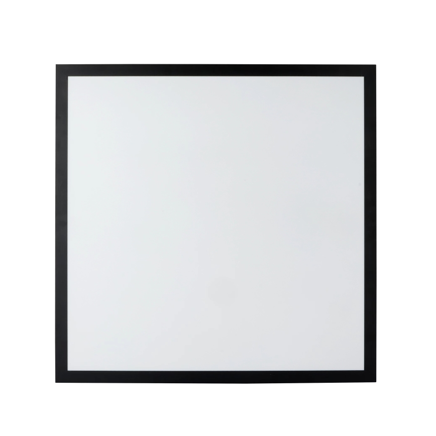 Brilagi - Ρυθμιζόμενο Επίτοιχο φωτιστικό FRAME SMART LED/50W/230V 60x60 cm 3000-6000K IP44 Μαύρο + Τηλεχειριστήριο