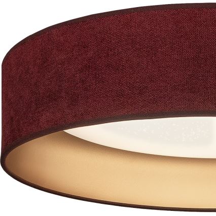 Brilagi - Ρυθμιζόμενο LED φωτιστικό οροφής VELVET SMARTIX STARS LED/36W/230V 3000-6000K διάμ. 55 cm βυσσινί/χρυσό Wi-Fi Tuya Beacon + τηλεχειριστήριο