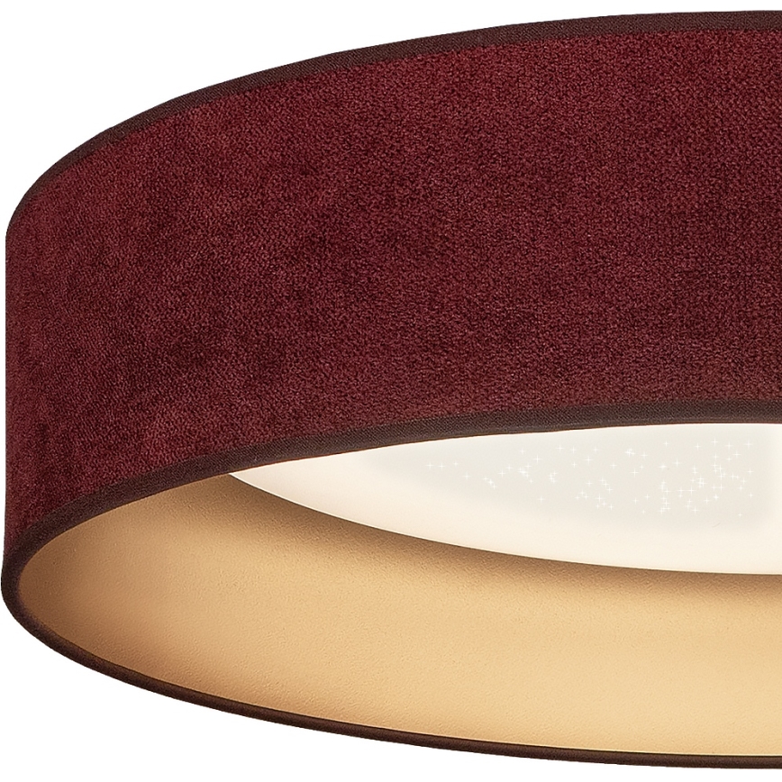 Brilagi - Ρυθμιζόμενο LED φωτιστικό οροφής VELVET SMARTIX STARS LED/36W/230V 3000-6000K διάμ. 55 cm βυσσινί/χρυσό Wi-Fi Tuya Beacon + τηλεχειριστήριο