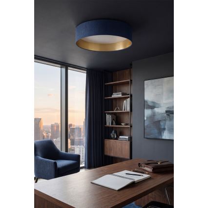 Brilagi - Ρυθμιζόμενο LED φωτιστικό οροφής VELVET SMARTIX STARS LED/36W/230V 3000-6000K Ø 55 cm μπλε/χρυσό Wi‑Fi Tuya Beacon + τηλεχειριστήριο
