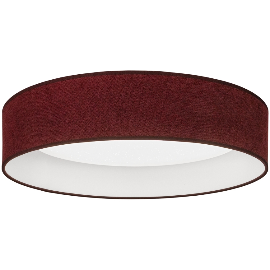 Brilagi - LED ρυθμιζόμενο φωτιστικό οροφής VELVET SMARTIX STARS LED/36W/230V 3000–6000K Ø 55 cm μπορντό Wi‑Fi Tuya Beacon + τηλεχειριστήριο