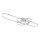 Brilagi - LED Ρυθμιζόμενο φωτιστικό οροφής APOLLO LED/58W/230V 3000-6500K 43,2x101,2 cm ματ χρώμιο με τηλεχειριστήριο