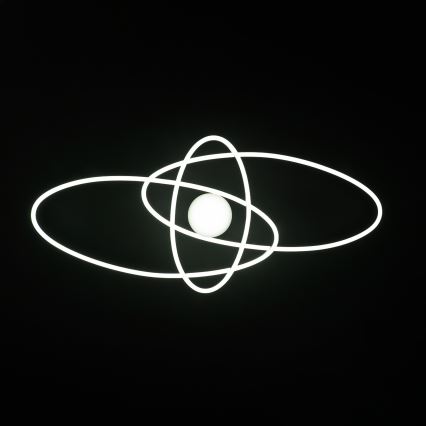 BRILAGI - LED Ρυθμιζόμενο φωτιστικό οροφής APOLLO LED/58W/230V 3000-6500K 43,2x101,2 cm ματ χρώμιο + τηλεχειριστήριο