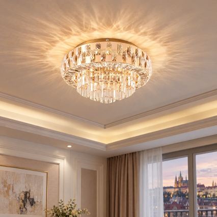 BRILAGI - Ρυθμιζόμενο LED φωτιστικό οροφής AURELIA LED/45W/230V 3000-6000K διάμ. 50 cm χρυσό + τηλεχειριστήριο