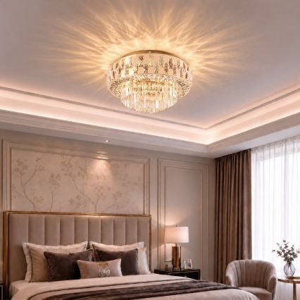 BRILAGI - Ρυθμιζόμενο LED φωτιστικό οροφής AURELIA LED/45W/230V 3000-6000K διάμ. 50 cm χρυσό + τηλεχειριστήριο