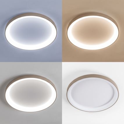 BRILAGI - Ρυθμιζόμενο LED φωτιστικό οροφής FALCON II LED/108W/230V 3000-6500K διάμ. 80 εκ. λευκό/μπεζ + τηλεχειριστήριο