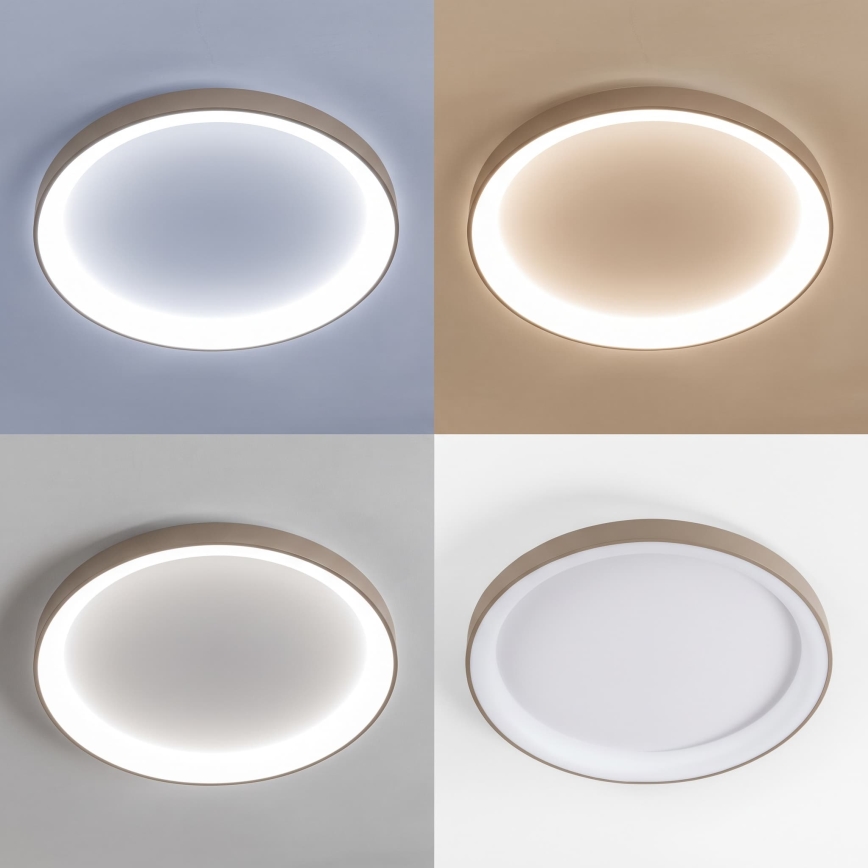 BRILAGI - Ρυθμιζόμενο LED φωτιστικό οροφής FALCON II LED/108W/230V 3000-6500K διάμ. 80 εκ. λευκό/μπεζ + τηλεχειριστήριο
