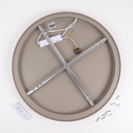 BRILAGI - Ρυθμιζόμενο LED φωτιστικό οροφής FALCON II LED/108W/230V 3000-6500K διάμ. 80 εκ. λευκό/μπεζ + τηλεχειριστήριο