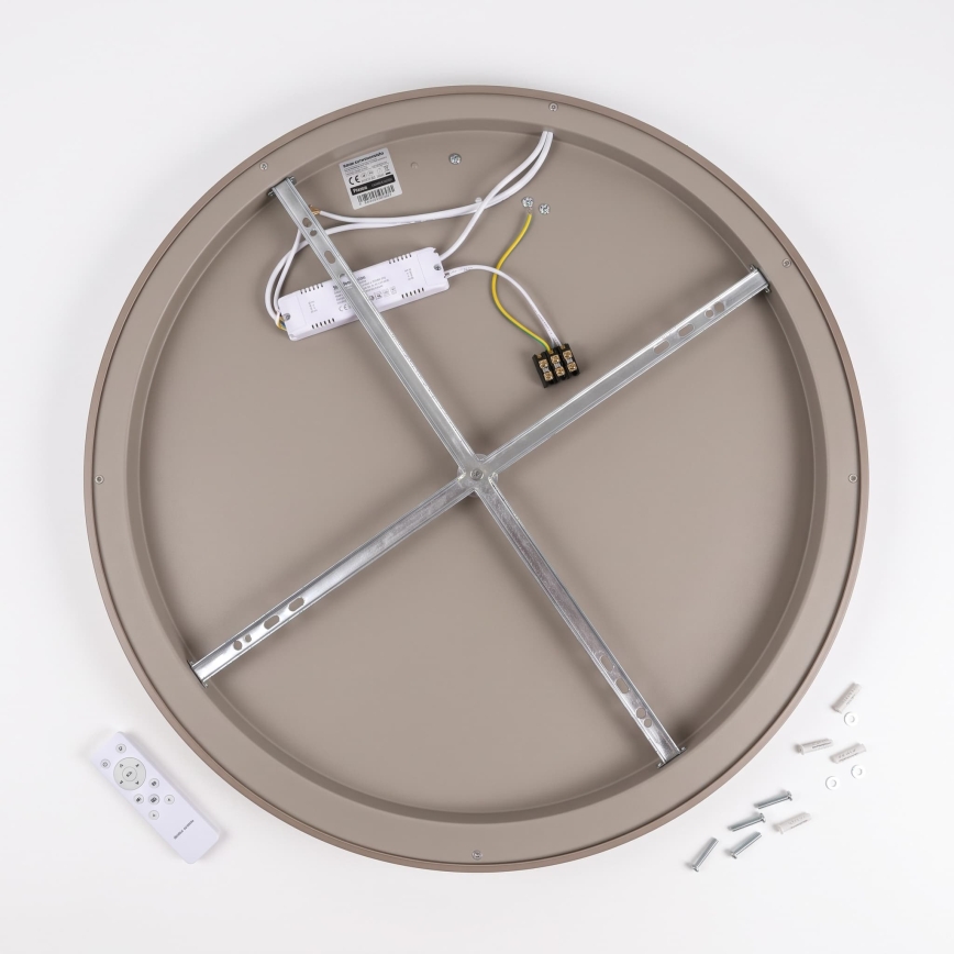 BRILAGI - Ρυθμιζόμενο LED φωτιστικό οροφής FALCON II LED/108W/230V 3000-6500K διάμ. 80 εκ. λευκό/μπεζ + τηλεχειριστήριο