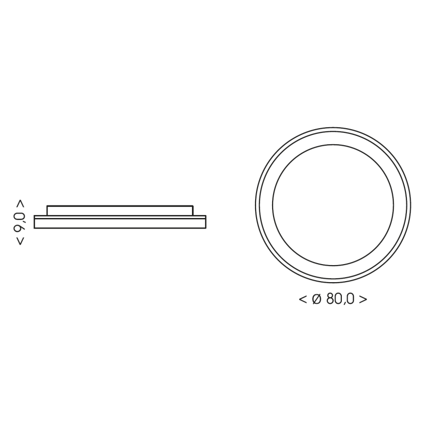 BRILAGI - Ρυθμιζόμενο LED φωτιστικό οροφής FALCON II LED/108W/230V 3000-6500K διάμ. 80 εκ. λευκό/μπεζ + τηλεχειριστήριο