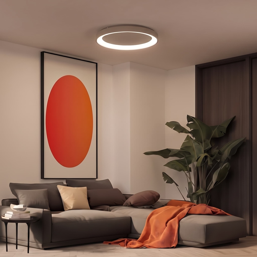 BRILAGI - Ρυθμιζόμενο LED φωτιστικό οροφής FALCON II LED/108W/230V 3000-6500K Ø 80 εκ. μπεζ + τηλεχειριστήριο