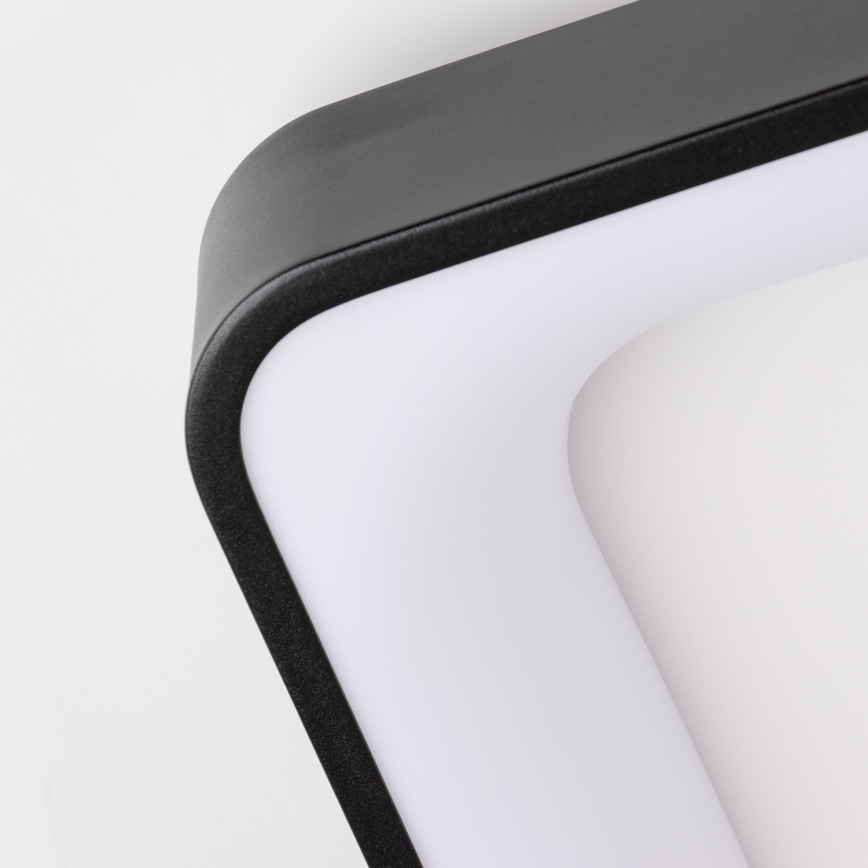 Brilagi - Ρυθμιζόμενο LED φωτιστικό οροφής FALCON II LED/125W/230V 3000-6500K 60x60 cm μαύρο + τηλεχειριστήριο