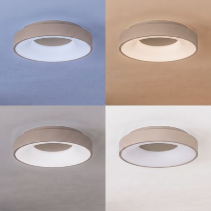 BRILAGI - LED Ρυθμιζόμενο φωτιστικό οροφής FALCON II LED/67W/230V 3000-6500K Ø 40 cm μπεζ + τηλεχειριστήριο