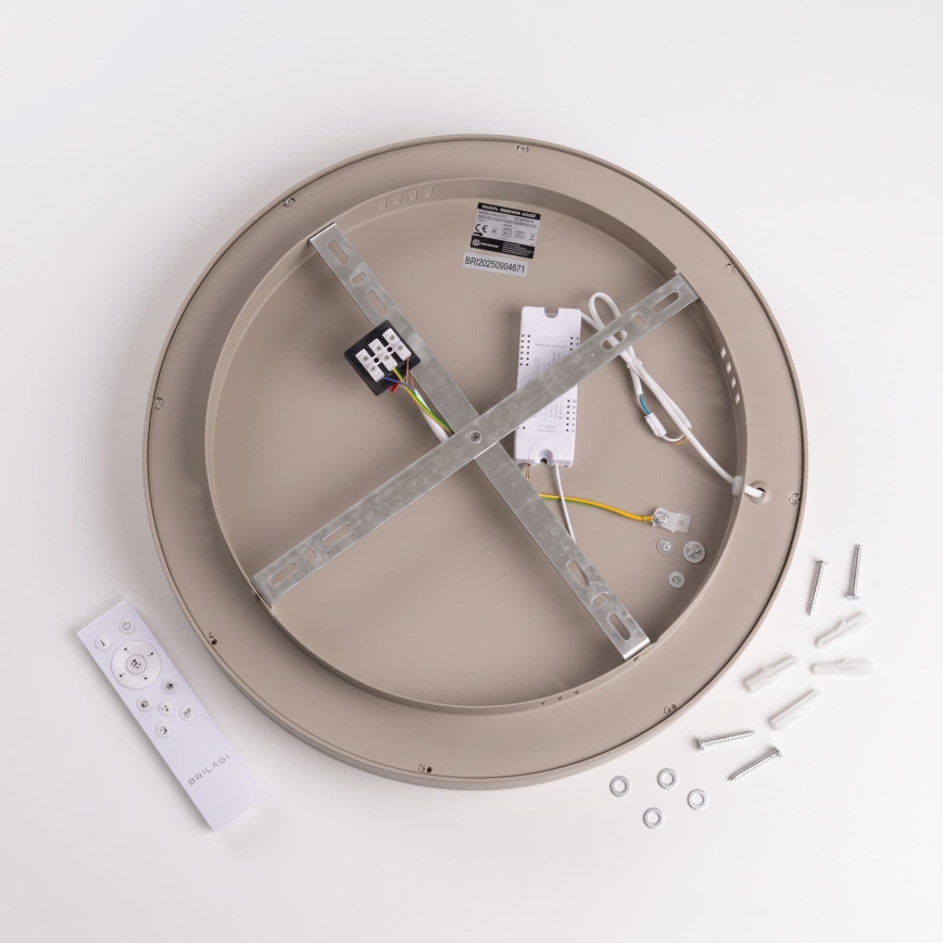 BRILAGI - LED Ρυθμιζόμενο φωτιστικό οροφής FALCON II LED/67W/230V 3000-6500K Ø 40 cm μπεζ + τηλεχειριστήριο