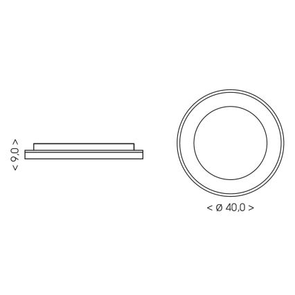 BRILAGI - LED Ρυθμιζόμενο φωτιστικό οροφής FALCON II LED/67W/230V 3000-6500K Ø 40 cm μπεζ + τηλεχειριστήριο