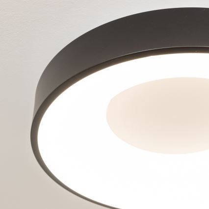 Brilagi - Ρυθμιζόμενο φωτιστικό οροφής LED FALCON II LED/67W/230V 3000–6500K, Ø 40 cm, μαύρο + τηλεχειριστήριο