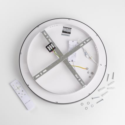 Brilagi - Ρυθμιζόμενο φωτιστικό οροφής LED FALCON II LED/67W/230V 3000–6500K, Ø 40 cm, μαύρο + τηλεχειριστήριο