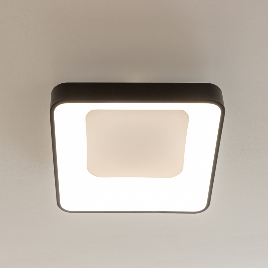 Brilagi - Ρυθμιζόμενο LED φωτιστικό οροφής FALCON II LED/80W/230V 3000-6500K 40x40 cm μαύρο + τηλεχειριστήριο