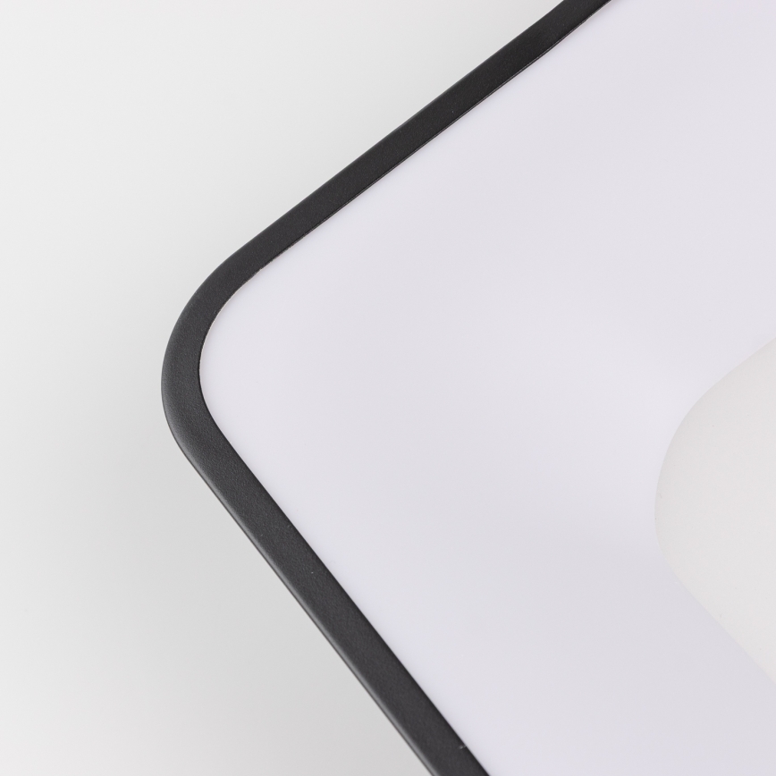 Brilagi - Ρυθμιζόμενο LED φωτιστικό οροφής FALCON II LED/80W/230V 3000-6500K 40x40 cm μαύρο + τηλεχειριστήριο