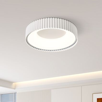 Brilagi - LED Ρυθμιζόμενο φωτιστικό οροφής FALCON MODERN LED/30W/230V 3000-6000K 40 cm λευκό + τηλεχειριστήριο