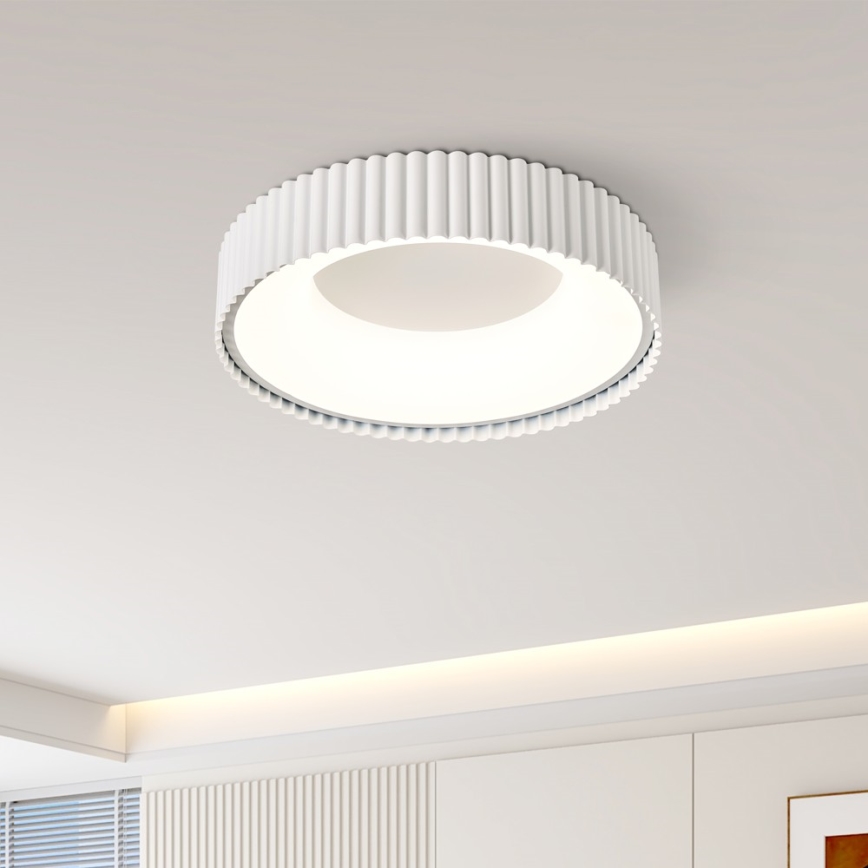 Brilagi - LED Ρυθμιζόμενο φωτιστικό οροφής FALCON MODERN LED/30W/230V 3000-6000K 40 cm λευκό + τηλεχειριστήριο