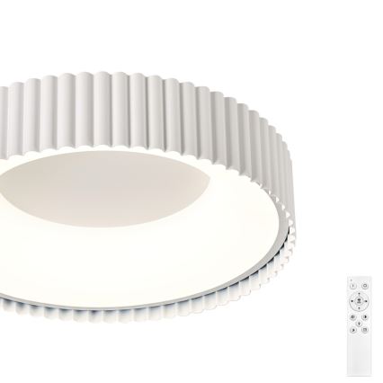 Brilagi - LED Ρυθμιζόμενο φωτιστικό οροφής FALCON MODERN LED/30W/230V 3000-6000K 40 cm λευκό + τηλεχειριστήριο