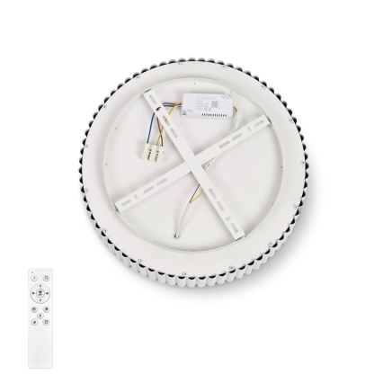 Brilagi - LED Ρυθμιζόμενο φωτιστικό οροφής FALCON MODERN LED/30W/230V 3000-6000K 40 cm λευκό + τηλεχειριστήριο