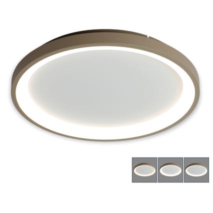 BRILAGI - Ρυθμιζόμενο LED φωτιστικό οροφής FALCON SLIM LED/42W/230V 3000-6500K, διάμετρος 50 εκ. λευκό/μπεζ + τηλεχειριστήριο