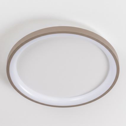 BRILAGI - Ρυθμιζόμενο LED φωτιστικό οροφής FALCON SLIM LED/42W/230V 3000-6500K, διάμετρος 50 εκ. λευκό/μπεζ + τηλεχειριστήριο