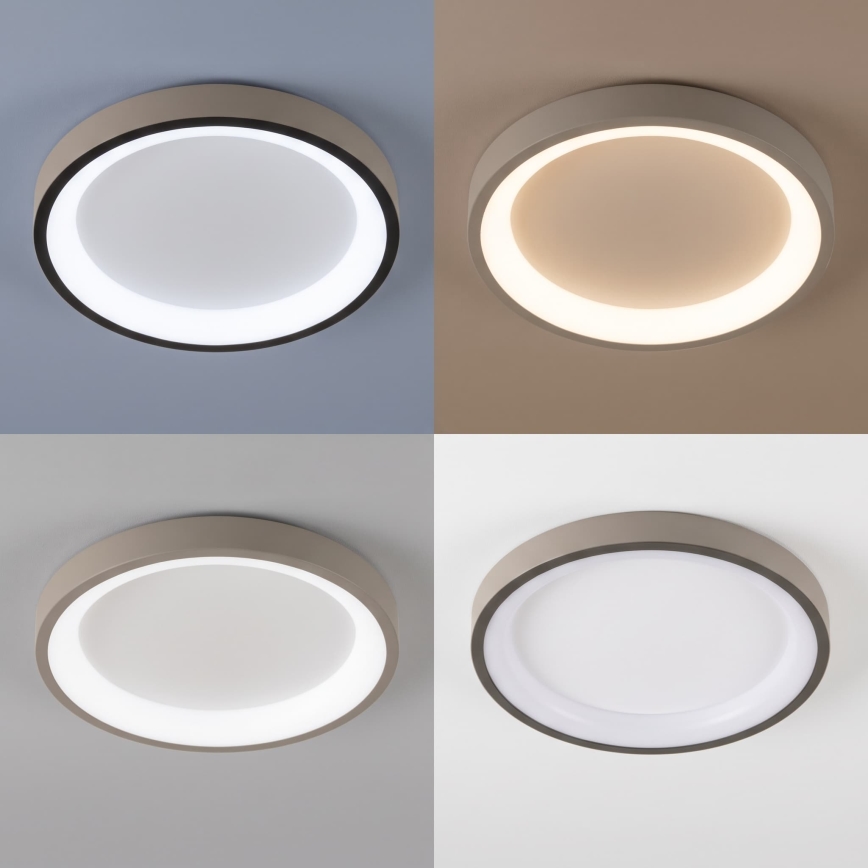 BRILAGI - Ρυθμιζόμενο LED φωτιστικό οροφής FALCON SLIM LED/42W/230V 3000-6500K, διάμετρος 50 εκ. λευκό/μπεζ + τηλεχειριστήριο