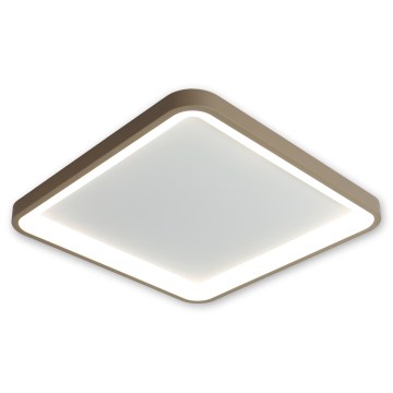 BRILAGI - LED Ρυθμιζόμενο φωτιστικό οροφής FALCON SLIM LED/50W/230V 3000-6500K 50x50 cm λευκό/μπεζ + με τηλεχειριστήριο