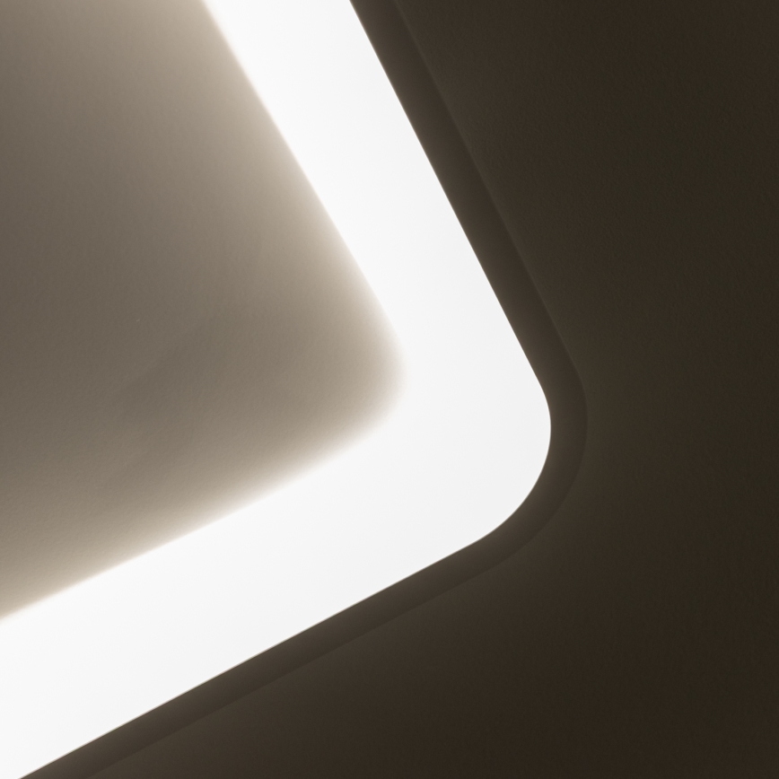 Brilagi - Ρυθμιζόμενο LED φωτιστικό οροφής FALCON SLIM LED/50W/230V 3000-6500K 50x50 cm λευκό + τηλεχειριστήριο