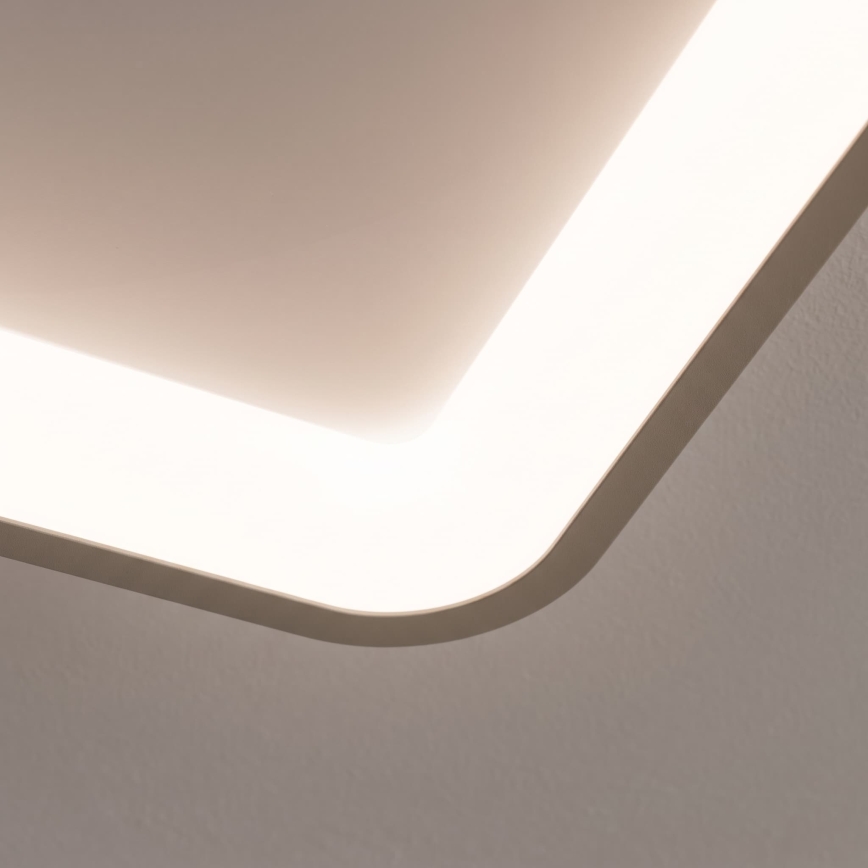 BRILAGI - LED Ρυθμιζόμενο φωτιστικό οροφής FALCON SLIM LED/50W/230V 3000-6500K 50x50 cm λευκό/μπεζ + με τηλεχειριστήριο