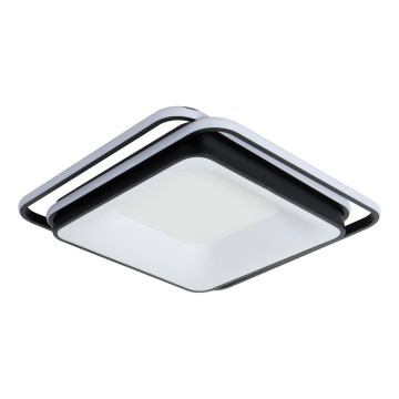 Brilagi - LED ρυθμιζόμενο φωτιστικό οροφής FLARE LED/102W/230V 3000-6000K 50x50 cm μαύρο + τηλεχειριστήριο