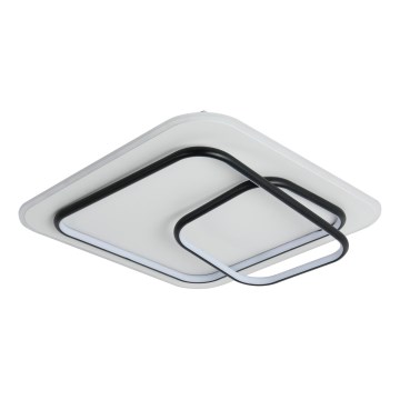 Brilagi - LED ρυθμιζόμενο φωτιστικό οροφής FLARE LED/81W/230V 3000-6000K 50x50 cm λευκό/μαύρο + τηλεχειριστήριο