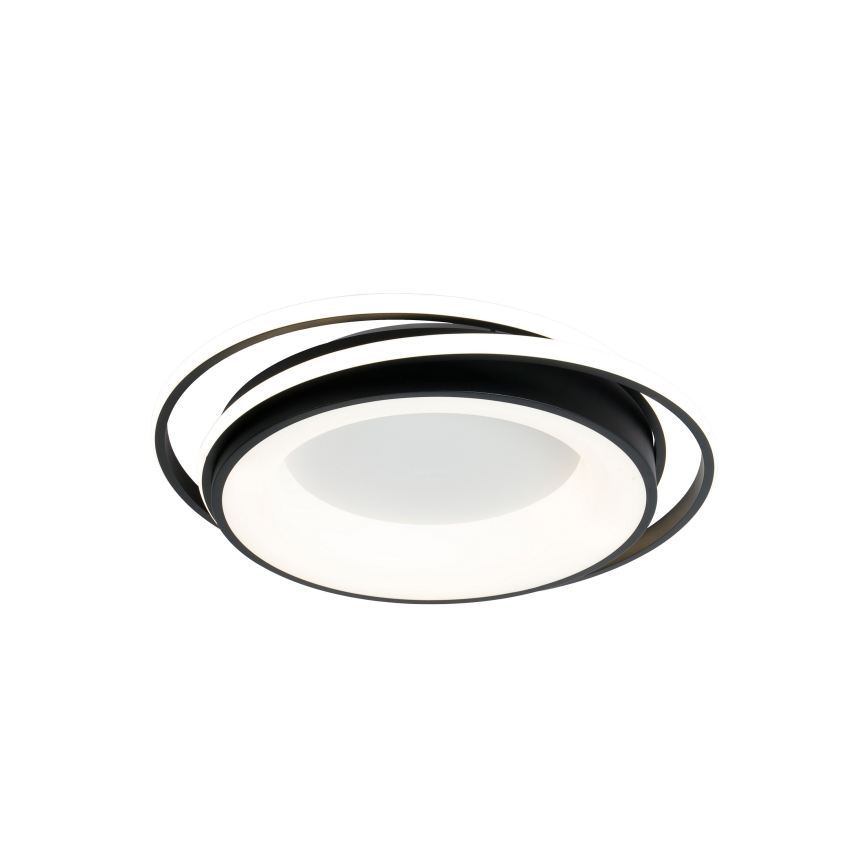 Brilagi - Ρυθμιζόμενο LED φωτιστικό οροφής FLARE LED/84W/230V 3000-6000K 47x51 cm μαύρο + τηλεχειριστήριο