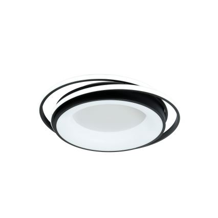 Brilagi - Ρυθμιζόμενο LED φωτιστικό οροφής FLARE LED/84W/230V 3000-6000K 47x51 cm μαύρο + τηλεχειριστήριο