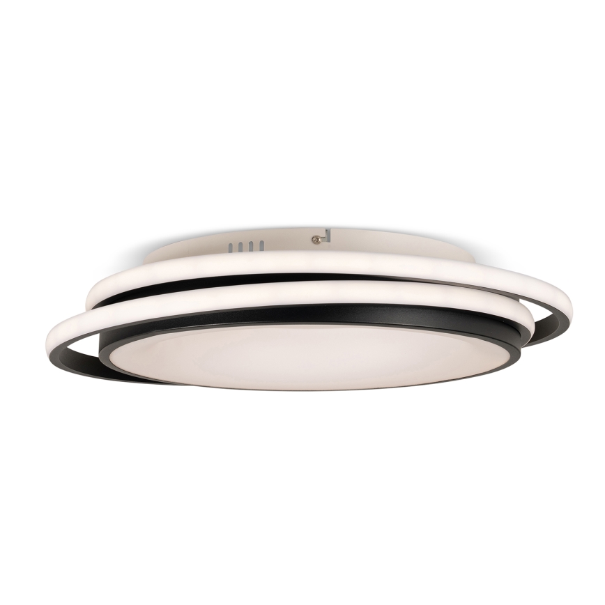 BRILAGI - Ρυθμιζόμενο LED φωτιστικό οροφής FLARE LED/84W/230V 3000-6000K 47x51 cm μαύρο + τηλεχειριστήριο