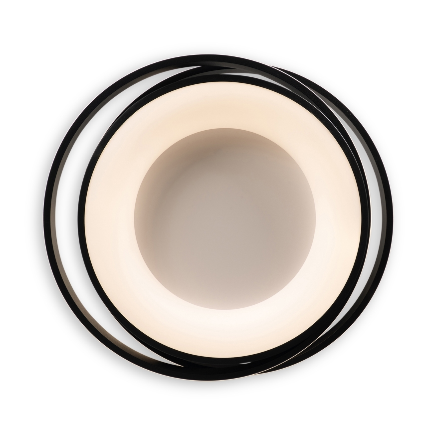 BRILAGI - Ρυθμιζόμενο LED φωτιστικό οροφής FLARE LED/84W/230V 3000-6000K 47x51 cm μαύρο + τηλεχειριστήριο