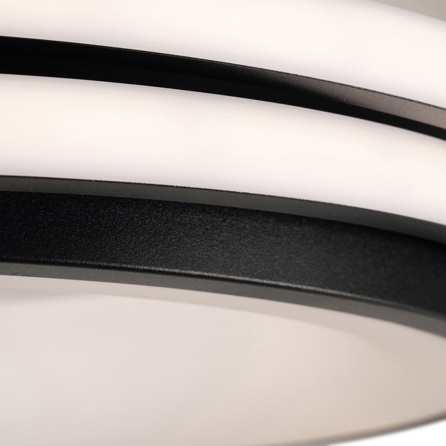 BRILAGI - Ρυθμιζόμενο LED φωτιστικό οροφής FLARE LED/84W/230V 3000-6000K 47x51 cm μαύρο + τηλεχειριστήριο