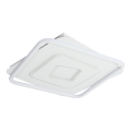 Brilagi - LED ρυθμιζόμενο φωτιστικό οροφής IRIS LED/98W/230V 3000-6000K 50x50 cm λευκό + τηλεχειριστήριο