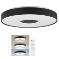 Brilagi - LED Ρυθμιζόμενο φωτιστικό οροφής JAMIS LED/48W/230V 3000-6500K Ø 39 cm μαύρο + τηλεχειριστήριο