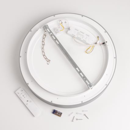 Brilagi - Ρυθμιζόμενο φωτιστικό οροφής LED FALCON LED/40W/230V 3000-6500K Ø 45 cm γκρι + τηλεχειριστήριο