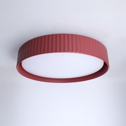 Brilagi - Ρυθμιζόμενο LED φωτιστικό οροφής LUCIA LED/48W/230V 3000-6500K διάμ. 41 cm κόκκινο + τηλεχειριστήριο