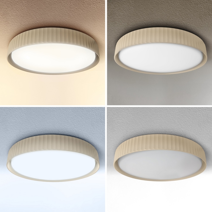 Brilagi - Ρυθμιζόμενο LED φωτιστικό οροφής LUCIA LED/48W/230V 3000-6500K διάμ. 41 εκ. μπεζ + τηλεχειριστήριο