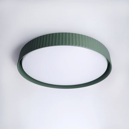 Brilagi - Ρυθμιζόμενο φωτιστικό οροφής LUCIA LED/60W/230V 3000-6500K διάμ. 59 cm πράσινο + τηλεχειριστήριο