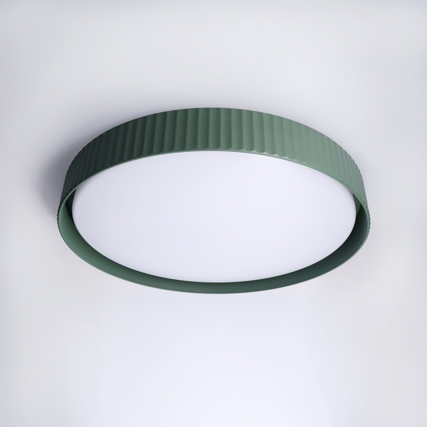 Brilagi - Ρυθμιζόμενο φωτιστικό οροφής LUCIA LED/60W/230V 3000-6500K διάμ. 59 cm πράσινο + τηλεχειριστήριο