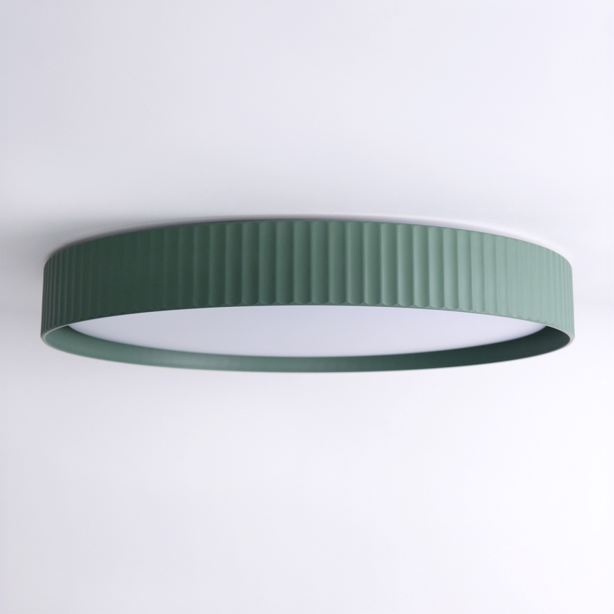Brilagi - Ρυθμιζόμενο φωτιστικό οροφής LUCIA LED/60W/230V 3000-6500K διάμ. 59 cm πράσινο + τηλεχειριστήριο
