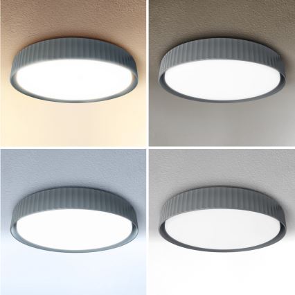 Brilagi - Ρυθμιζόμενο φωτιστικό οροφής LED LUCIA LED/60W/230V 3000-6500K Ø 59 cm γκρι + τηλεχειριστήριο