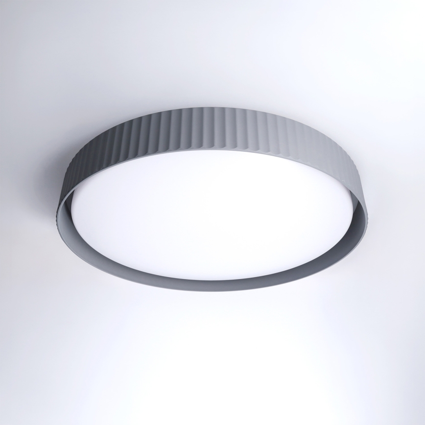 Brilagi - Ρυθμιζόμενο LED φωτιστικό οροφής LUCIA LED/60W/230V 3000-6500K Ø 59 cm γκρι + τηλεχειριστήριο